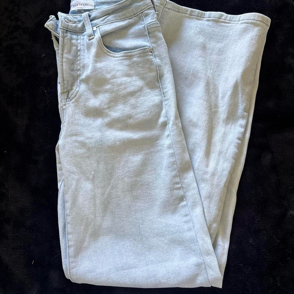 Target Women's Straight Leg Jeans in Light Blue